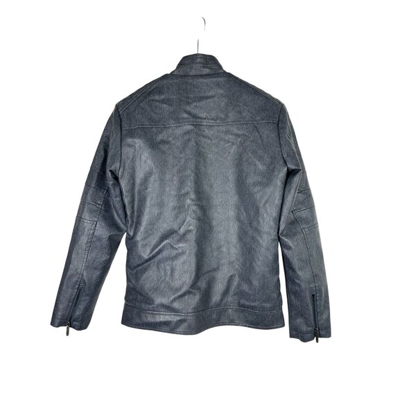 NWT Mens American Breed Blue Denim Jacket 100% Pleater Motorcycle Lining Medium - Picture 2 of 16